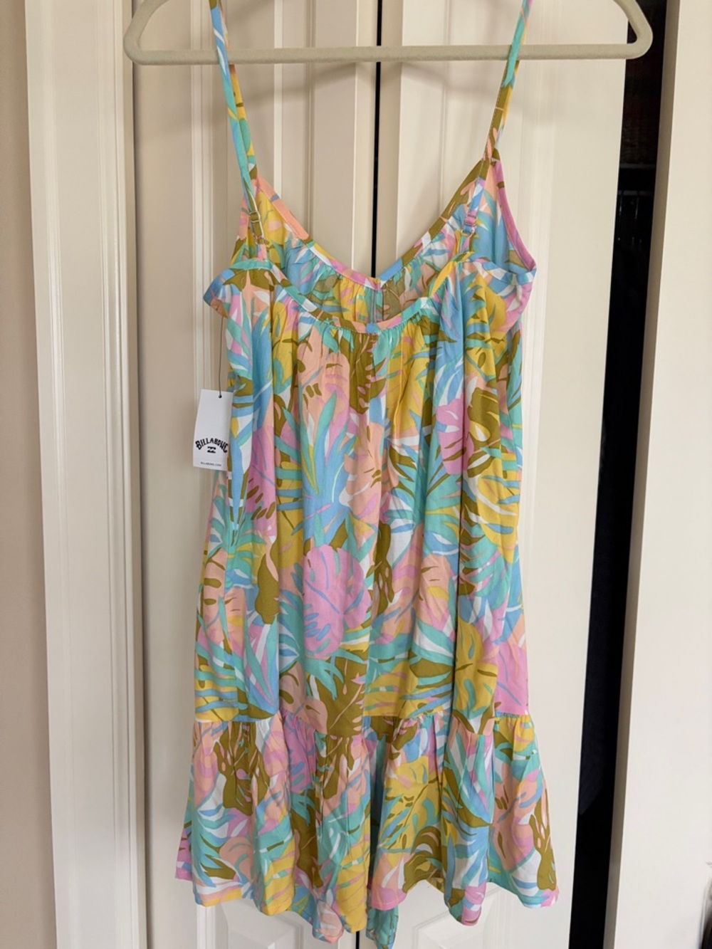 Billabong Pastel Floral Ruffle Sundress - Picture 2 of 6